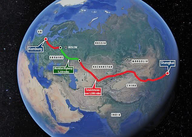 俄羅斯將建一條超長高速公路,縮短中國西歐貨運時間(圖1)