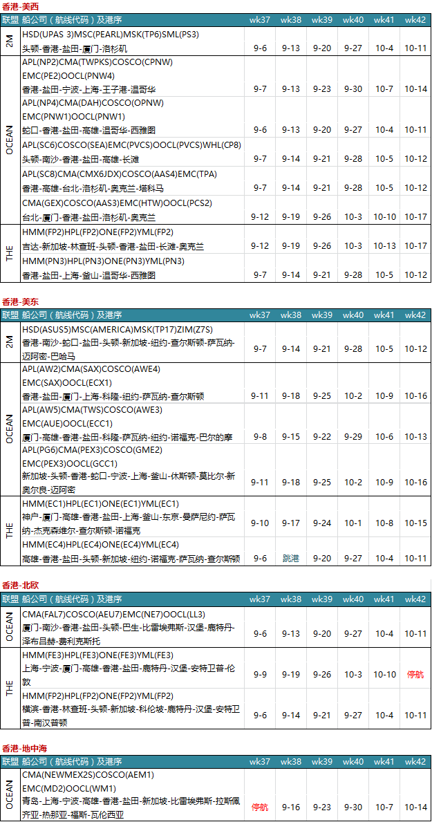 9-10月停航匯總!(圖7)