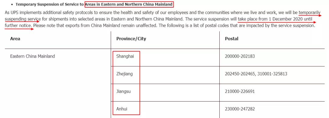 還能出貨嗎？UPS暫時停止向中國部分地區提供服務，DHL緊急暫停部分國家進出口服務！