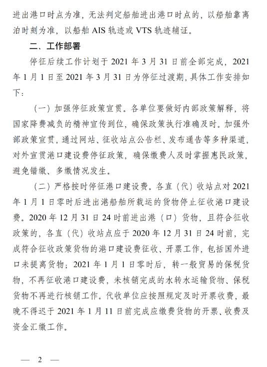 港建費!2021年1月1日起全面停征(圖2)