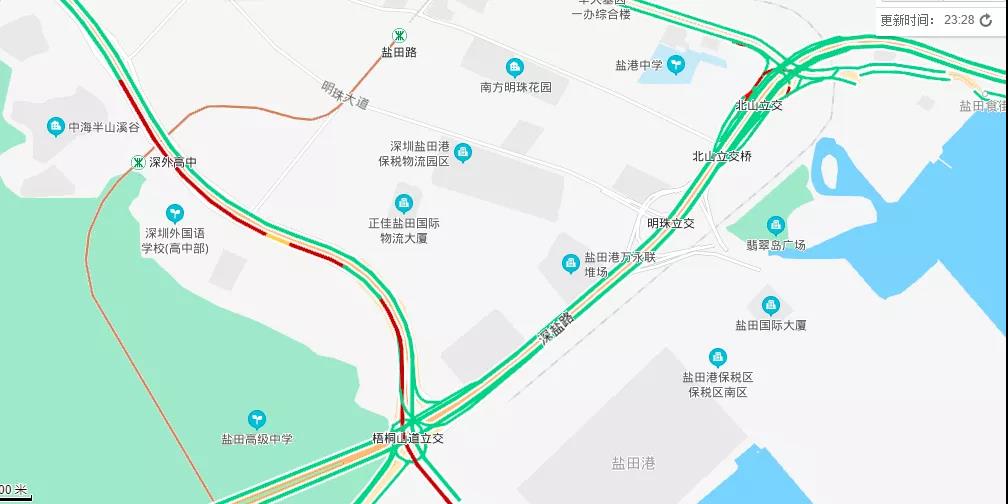 注意!鹽田港擁堵嚴重!采取交通管制!出貨高峰期,貨柜車排到了高速...(圖3)