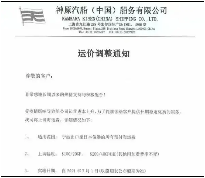 新一輪亞歐旺季附加費到來!每40尺柜2000美元(圖7)