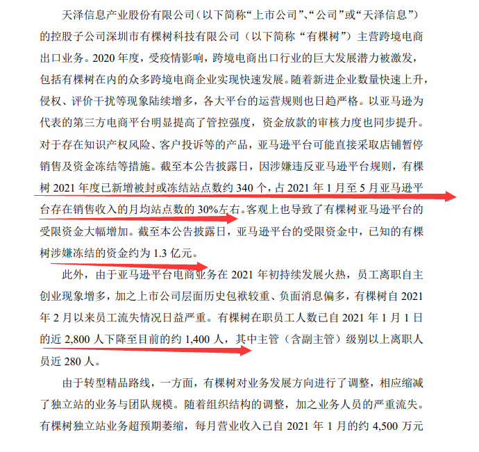 又有超級大賣出事了：約1.3億資金遭凍結(jié)，近1400員工離職(圖1)